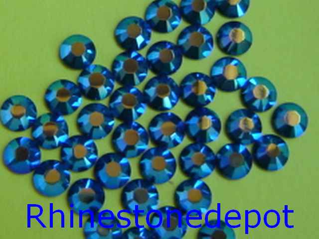 72 pieces 20ss CAPRI BLUE AB Preciosa Maxima Rhinestone