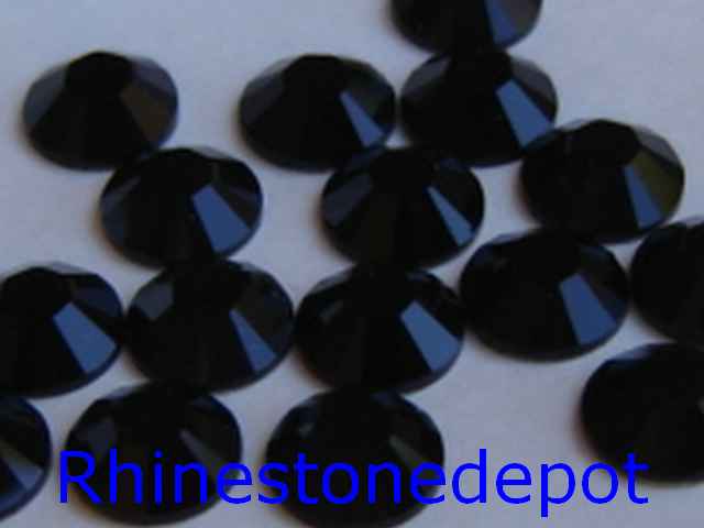 144 pieces 16ss JET BLACK  Preciosa Maxima HOTFIX Rhinestones